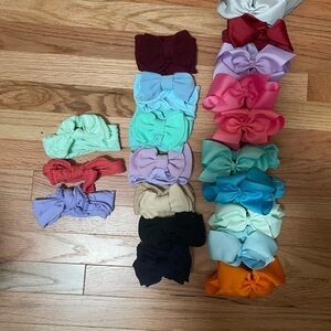 Colorful Kids Hair Bow Set